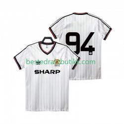 Fotballdrakter Manchester United 94 1983 1984 Retro Bortedraktsett Kortermet til Herre