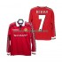 Fotballdrakter Manchester United BECKHAM 7 1998 Retro Hjemmedraktsett 1999 Langermet til Herre