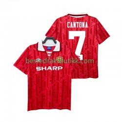 Fotballdrakter Manchester United CANTONA 7 1992 Retro Hjemmedraktsett 1994 Kortermet til Herre