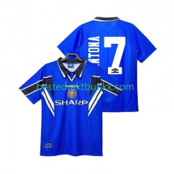 Fotballdrakter Manchester United CANTONA 7 1996 1998 Retro Tredjedraktsett Kortermet til Herre