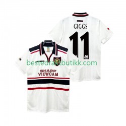 Fotballdrakter Manchester United GIGGS 11 1998 Retro Bortedraktsett 1999 Kortermet til Herre