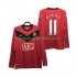 Fotballdrakter Manchester United GIGGS 11 2009 Retro Hjemmedraktsett 2010 Langermet til Herre