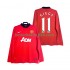 Fotballdrakter Manchester United GIGGS 11 2013 2014 Retro Hjemmedraktsett Langermet til Herre