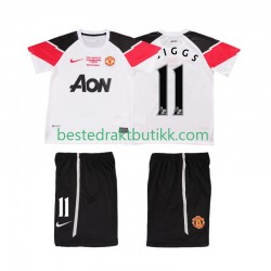 Fotballdrakter Manchester United GIGGS 11 Champions League 2012 Retro Tredjedraktsett 2011 Kortermet til Barn