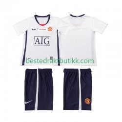 Fotballdrakter Manchester United Champions League 2009 Retro Bortedraktsett 2008 Kortermet til Barn