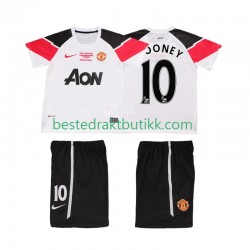 Fotballdrakter Manchester United ROONEY 10 Champions League 2012 Retro Tredjedraktsett 2011 Kortermet til Barn