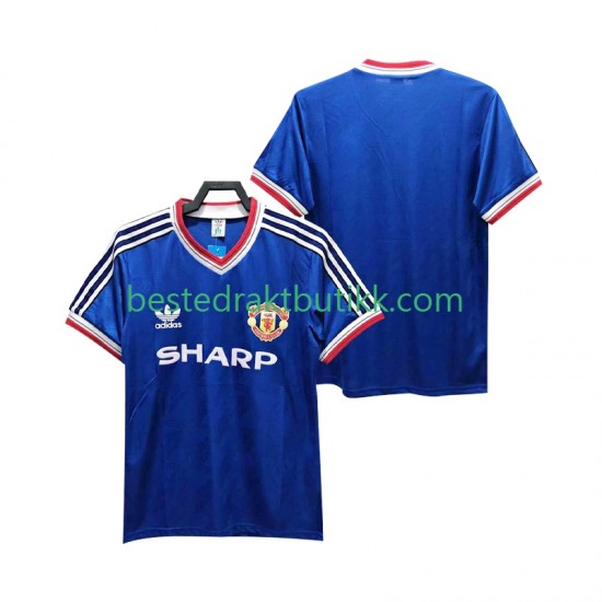 Fotballdrakter Manchester United 1986 1988 Retro Tredjedraktsett Kortermet til Herre