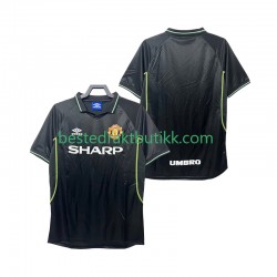 Fotballdrakter Manchester United 1998 Retro Tredjedraktsett 1999 Kortermet til Herre