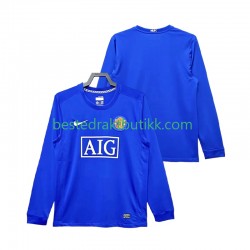 Fotballdrakter Manchester United 2009 Retro Tredjedraktsett 2008 Langermet til Herre