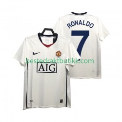 Fotballdrakter Manchester United Ronaldo 7 Premier League 2009 Retro Bortedraktsett 2008 Kortermet til Herre