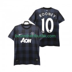 Fotballdrakter Manchester United Rooney 10 2013 2014 Retro Bortedraktsett Kortermet til Herre