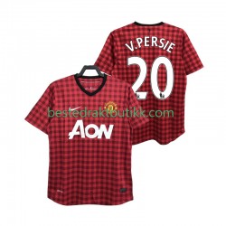 Fotballdrakter Manchester United V PERSIE 20 2012 2013 Retro Hjemmedraktsett Kortermet til Herre