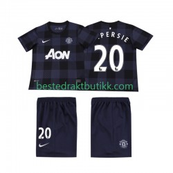Fotballdrakter Manchester United V PERSIE 20 2013 2014 Retro Bortedraktsett Kortermet til Barn