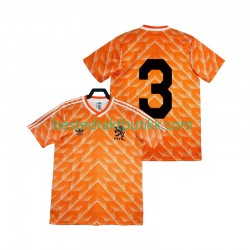 Fotballdrakter Nederland 3 1988 Retro Hjemmedraktsett Kortermet til Herre