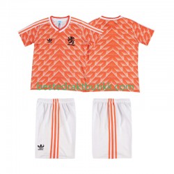 Fotballdrakter Nederland 1988 Retro Hjemmedraktsett Kortermet til Barn