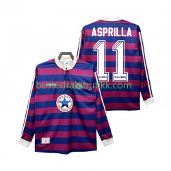 Fotballdrakter Newcastle United ASPRILLA 11 1995 1997 Retro Bortedraktsett Langermet til Herre