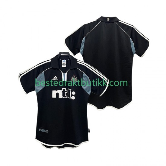 Fotballdrakter Newcastle United 2000 2001 Retro Bortedraktsett Kortermet til Herre