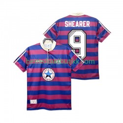 Fotballdrakter Newcastle United SHEARER 9 1995 1997 Retro Bortedraktsett Kortermet til Herre