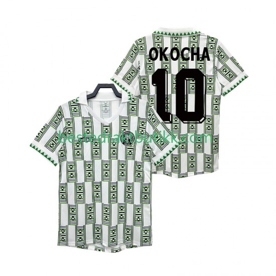 Fotballdrakter Nigeria OKOCHA 10 Retro Bortedraktsett 1994 Kortermet til Herre