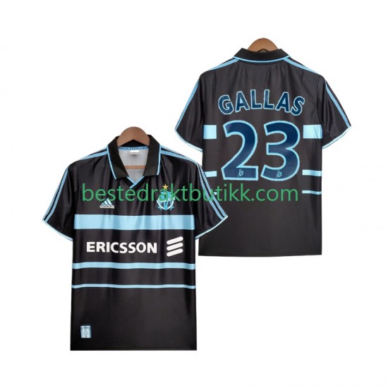 Fotballdrakter Olympique de Marseille Gallas 23 2000 Retro Tredjedraktsett 1999 Kortermet til Herre
