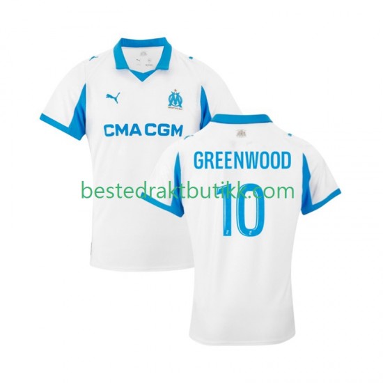 Fotballdrakter Olympique de Marseille Mason Greenwood 10 Hjemmedraktsett 2025-2026 Kortermet til Herre