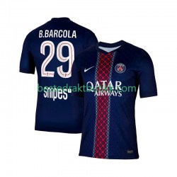 Fotballdrakter Paris Saint-Germain Bradley Barcola 29 Hjemmedraktsett 2025-2026 Kortermet til Herre
