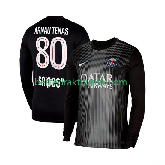 Fotballdrakter Paris Saint-Germain Arnau Tenas 80 Keeper Hjemmedraktsett 2025-2026 Langermet til Herre