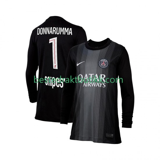 Fotballdrakter Paris Saint-Germain Gianluigi Donnarumma 1 Keeper Hjemmedraktsett 2025-2026 Langermet til Herre