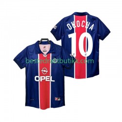 Fotballdrakter Paris Saint-Germain OKOCHA 10 1998 Retro Hjemmedraktsett 1999 Kortermet til Herre