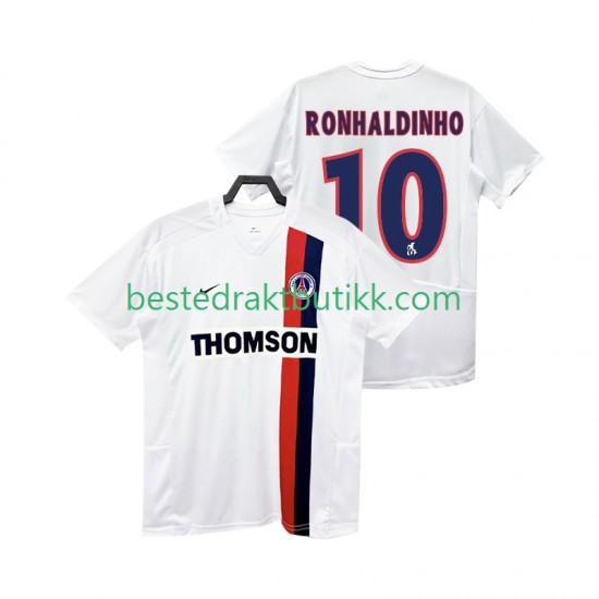 Fotballdrakter Paris Saint-Germain RONHALDINHO 10 2002 2003 Retro Bortedraktsett Kortermet til Herre