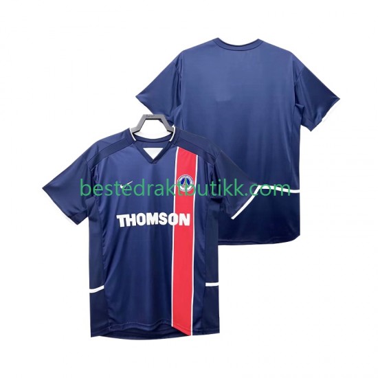 Fotballdrakter Paris Saint-Germain 2002 2003 Retro Hjemmedraktsett Kortermet til Herre