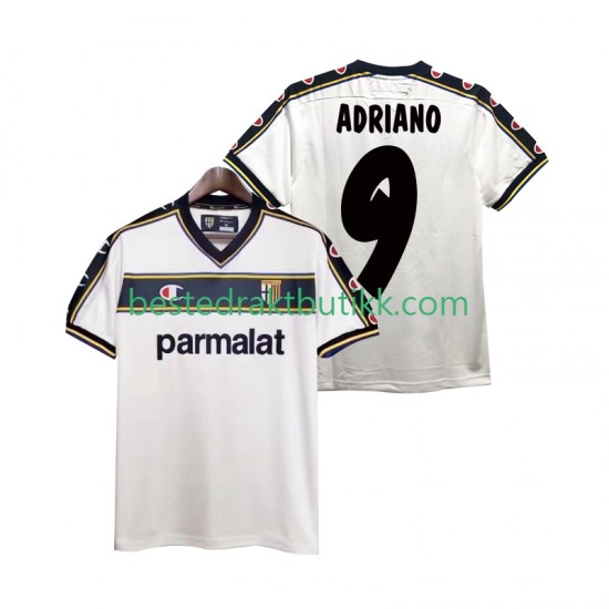 Fotballdrakter Parma ADRIANO 9 2002 2003 Retro Bortedraktsett Kortermet til Herre