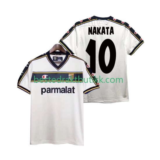Fotballdrakter Parma NAKATA 10 2002 2003 Retro Bortedraktsett Kortermet til Herre