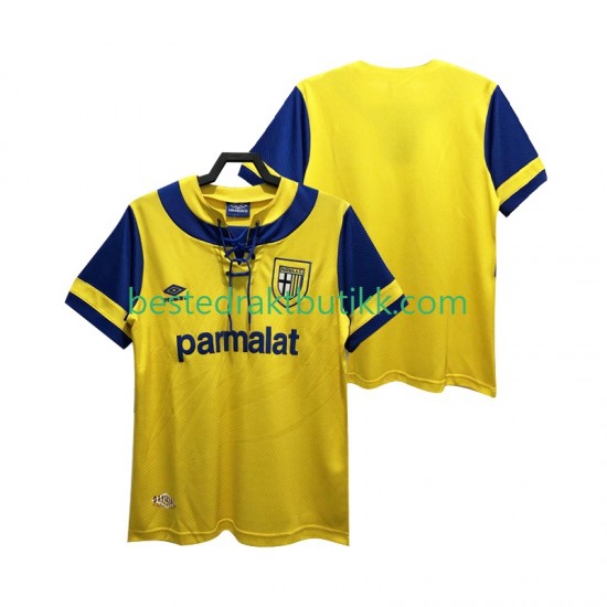 Fotballdrakter Parma 1993 1995 Retro Bortedraktsett Kortermet til Herre