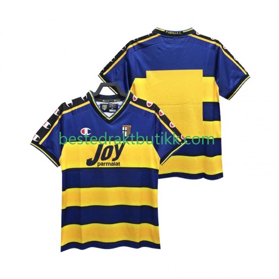 Fotballdrakter Parma 2001 2002 Retro Hjemmedraktsett Kortermet til Herre
