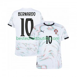 Fotballdrakter Portugal Bernardo Silva 10 Bortedraktsett 2025-2026 Kortermet til Herre