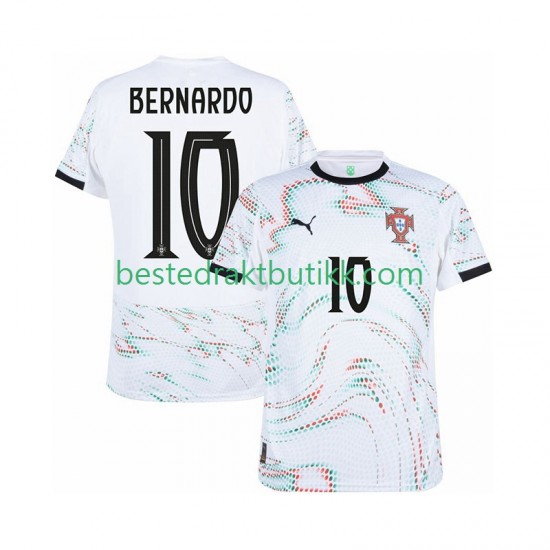 Fotballdrakter Portugal Bernardo Silva 10 Bortedraktsett 2025-2026 Kortermet til Herre