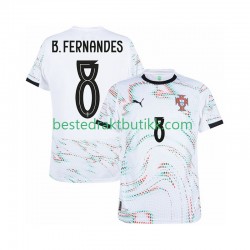 Fotballdrakter Portugal Bruno Fernandes 8 Bortedraktsett 2025-2026 Kortermet til Herre