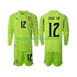 Fotballdrakter Portugal Jose Sa 12 Keeper Hjemmedraktsett 2025 Langermet til Barn
