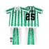 Fotballdrakter Real Betis FINIDI 25 1996 1997 Retro Hjemmedraktsett Kortermet til Barn