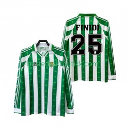 Fotballdrakter Real Betis FINIDI 25 1996 1997 Retro Hjemmedraktsett Langermet til Herre