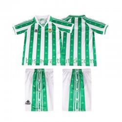 Fotballdrakter Real Betis 1996 1997 Retro Hjemmedraktsett Kortermet til Barn