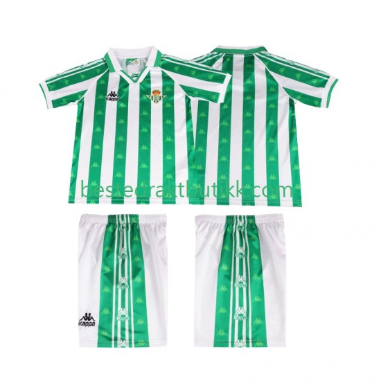 Fotballdrakter Real Betis 1996 1997 Retro Hjemmedraktsett Kortermet til Barn