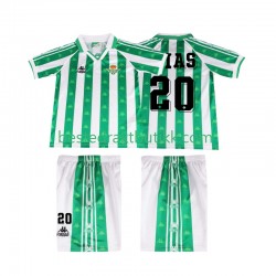Fotballdrakter Real Betis Tomas Olias 20 1996 1997 Retro Hjemmedraktsett Kortermet til Barn