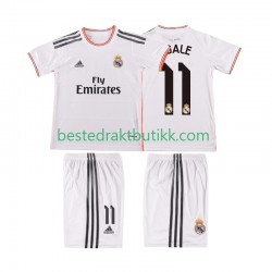 Fotballdrakter Real Madrid BALE 11 2013 2014 Retro Hjemmedraktsett Kortermet til Barn
