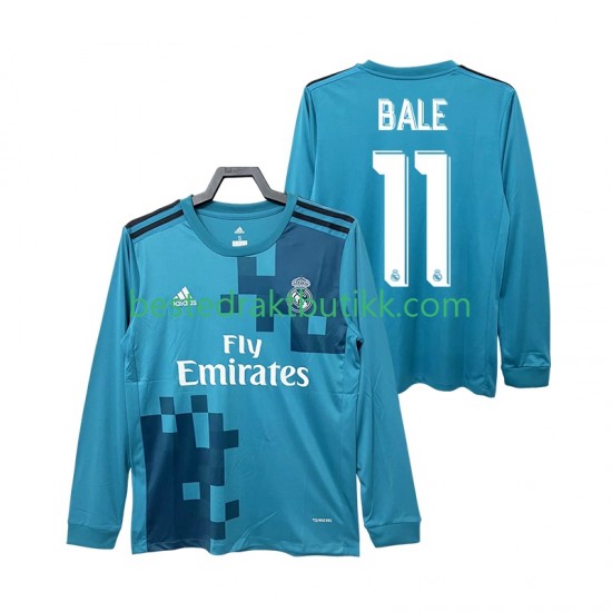 Fotballdrakter Real Madrid BALE 11 2017 2018 Retro Tredjedraktsett Langermet til Herre
