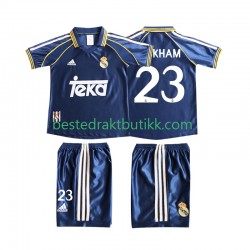 Fotballdrakter Real Madrid BECERHAM 23 1998 Retro Tredjedraktsett 1999 Kortermet til Barn