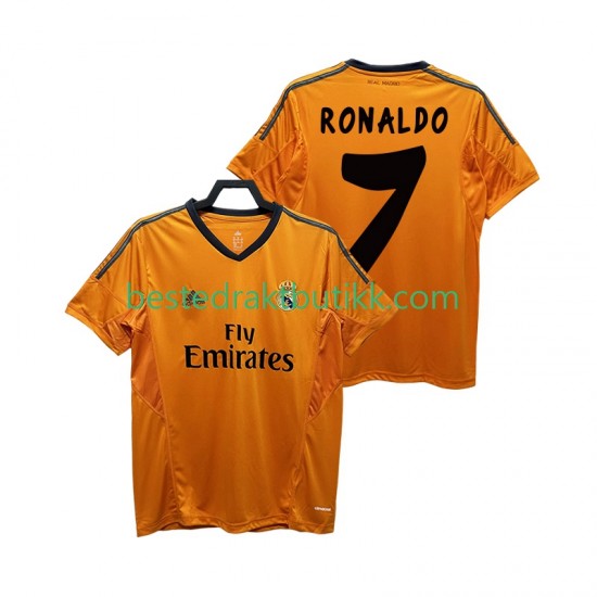 Fotballdrakter Real Madrid CRISTIANO RONALDO 7 2013 2014 Retro Tredjedraktsett Kortermet til Herre