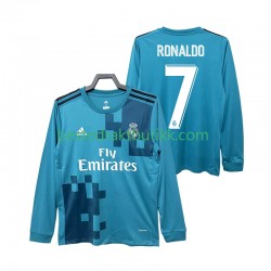 Fotballdrakter Real Madrid CRISTIANO RONALDO 7 2017 2018 Retro Tredjedraktsett Langermet til Herre