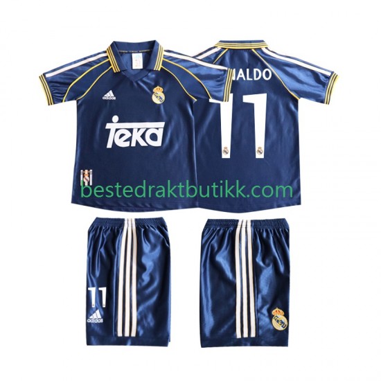 Fotballdrakter Real Madrid Cristiano Ronaldo 11 1998 Retro Tredjedraktsett 1999 Kortermet til Barn
